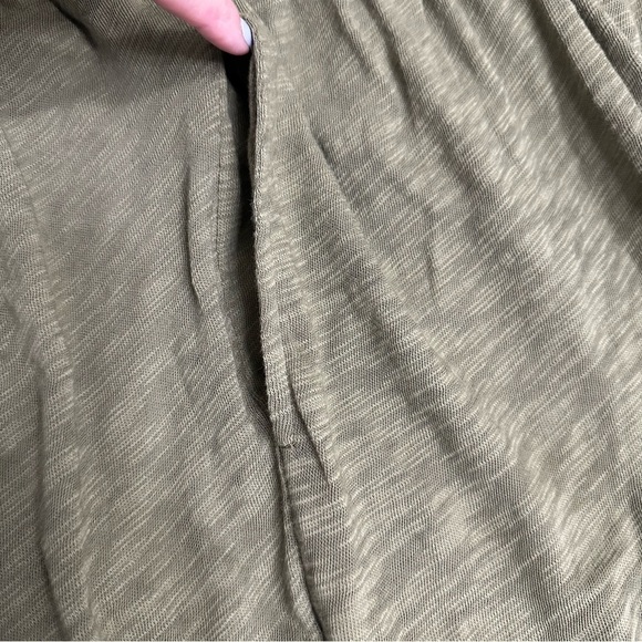 ATM Anthony Thomas Melillo Wide Leg Lounge Pants Seaweed SZ L NWT Retail $245 - Picture 6 of 8